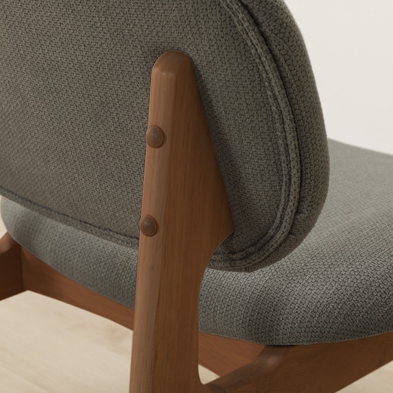 リビングダイニング1人用チェア(リラックスワイド2 MBR/GY) 14枚目画像