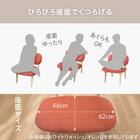 傷・汚れに強い リビングダイニング1人用チェア(リラックスワイド2 Nシールド WW/BK) 4枚目画像