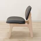 傷・汚れに強い リビングダイニング1人用チェア(リラックスワイド2 Nシールド WW/BK) 10枚目画像