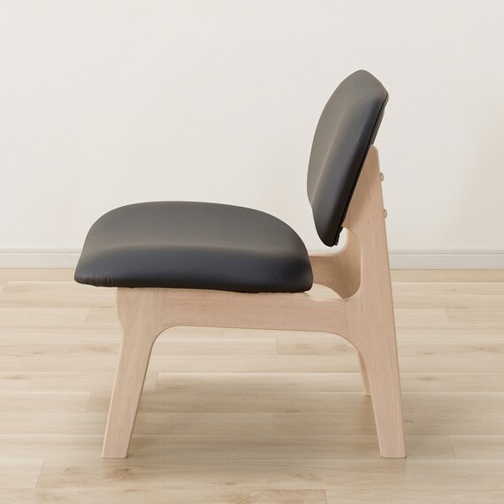 傷・汚れに強い リビングダイニング1人用チェア(リラックスワイド2 Nシールド WW/BK) 10枚目画像