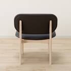 傷・汚れに強い リビングダイニング1人用チェア(リラックスワイド2 Nシールド WW/BK) 12枚目画像