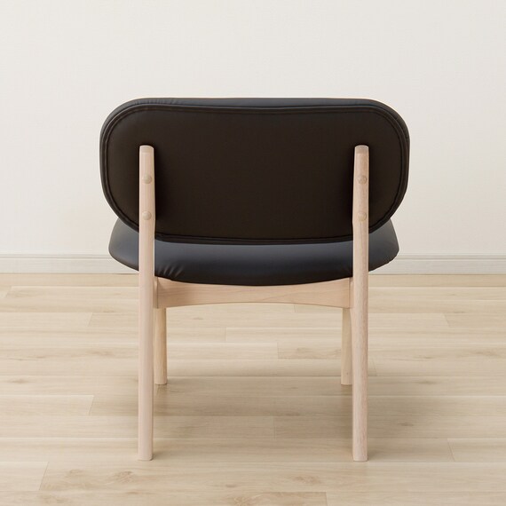 傷・汚れに強い リビングダイニング1人用チェア(リラックスワイド2 Nシールド WW/BK) 12枚目画像