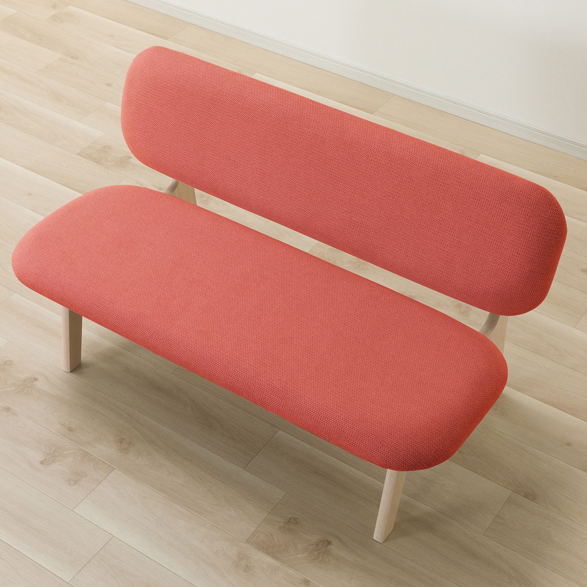 傷・汚れに強いファブリック リビングダイニング2人用チェア