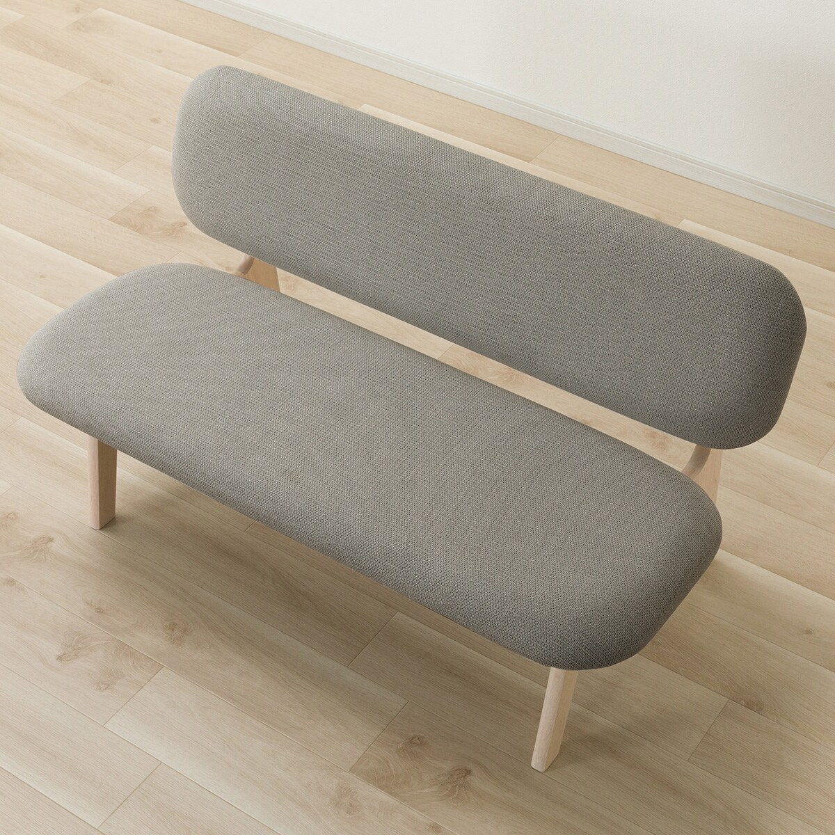 傷・汚れに強いファブリック リビングダイニング2人用チェア