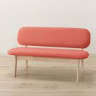 リビングダイニング2人用チェア(リラックスワイド2 WW/OR) 1枚目画像