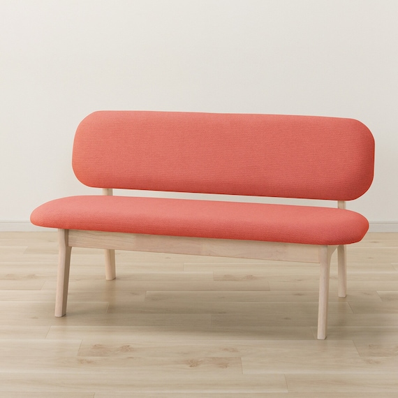 リビングダイニング2人用チェア(リラックスワイド2 WW/OR) 1枚目画像