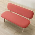 リビングダイニング2人用チェア(リラックスワイド2 WW/OR) 5枚目画像