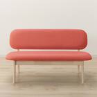 リビングダイニング2人用チェア(リラックスワイド2 WW/OR) 7枚目画像