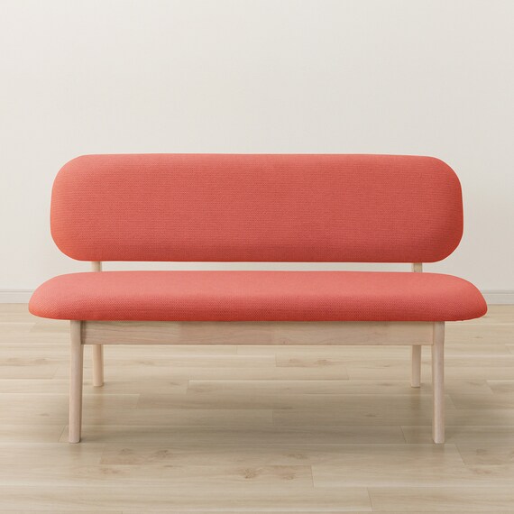 リビングダイニング2人用チェア(リラックスワイド2 WW/OR) 7枚目画像