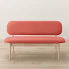 リビングダイニング2人用チェア(リラックスワイド2 WW/OR) 7枚目画像