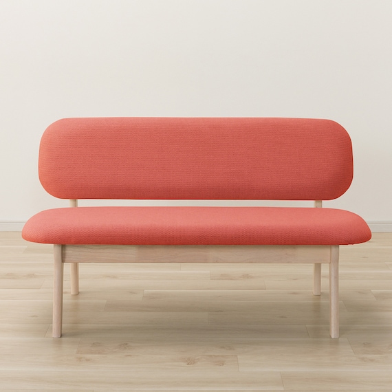 リビングダイニング2人用チェア(リラックスワイド2 WW/OR) 7枚目画像