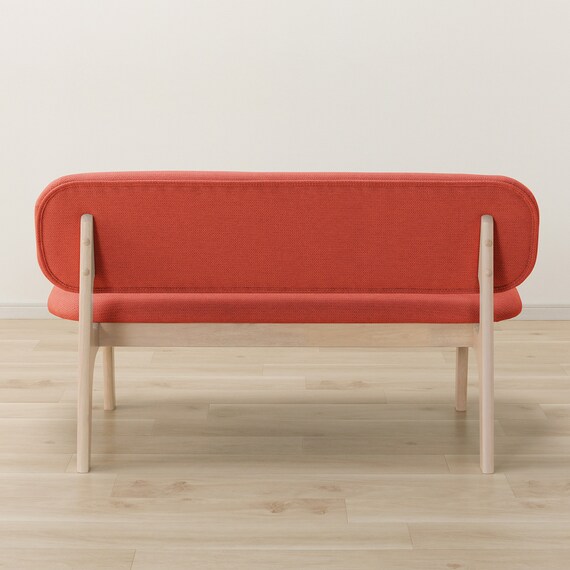 リビングダイニング2人用チェア(リラックスワイド2 WW/OR) 8枚目画像