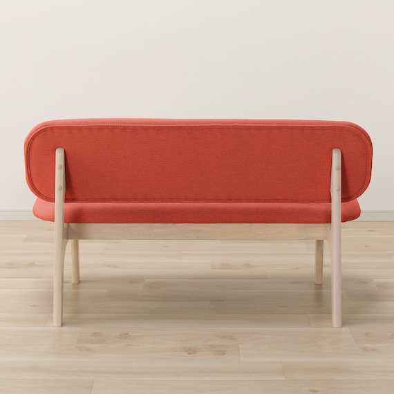 リビングダイニング2人用チェア(リラックスワイド2 WW/OR) 8枚目画像