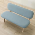 リビングダイニング2人用チェア(リラックスワイド2 WW/TBL) 5枚目画像