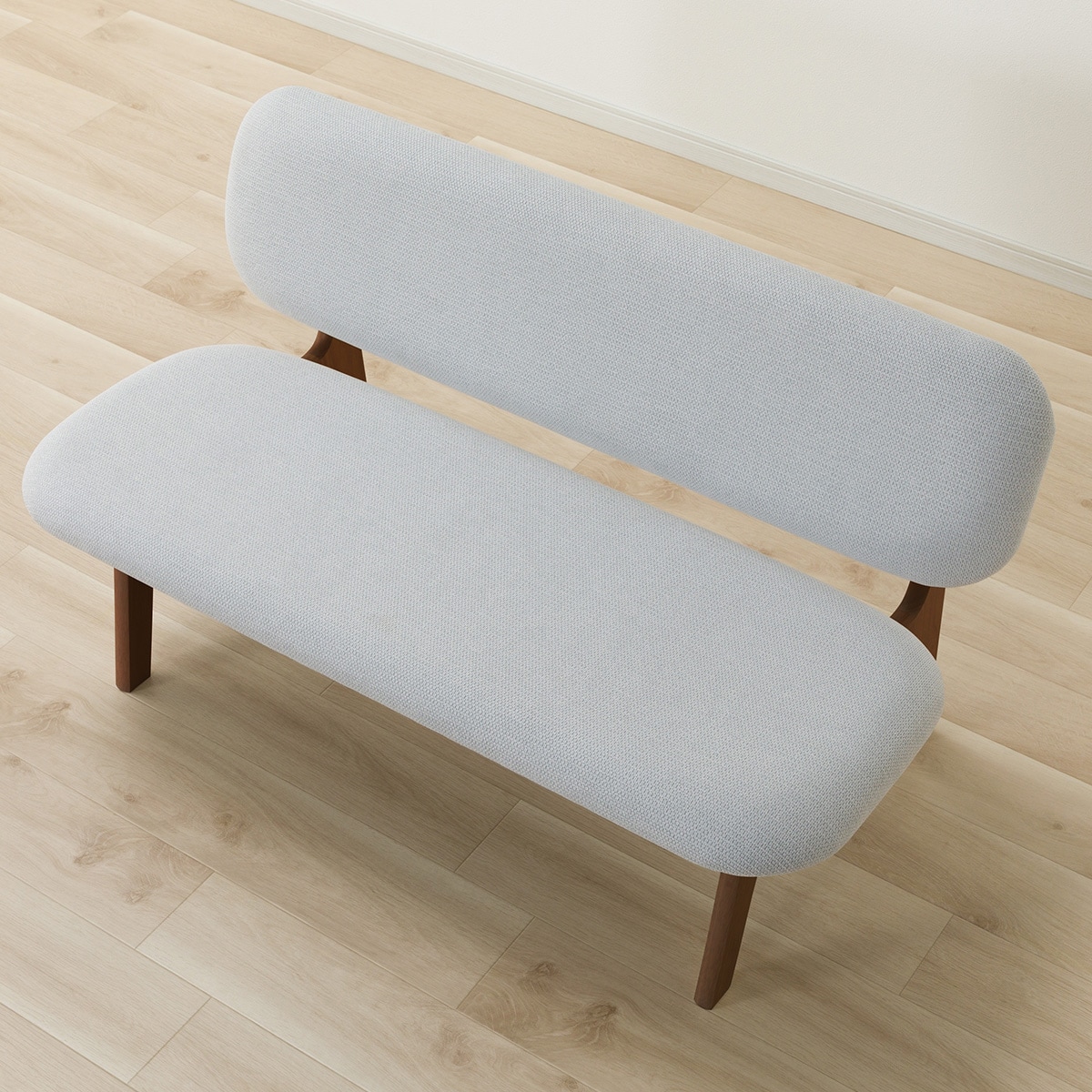 美品　ニトリ　リラックスワイド　チェア　ベンチ　グレー　ダイニング 極美品 ニトリ リラックスワイド チェア ベンチ グレー ニトリ ベンチ