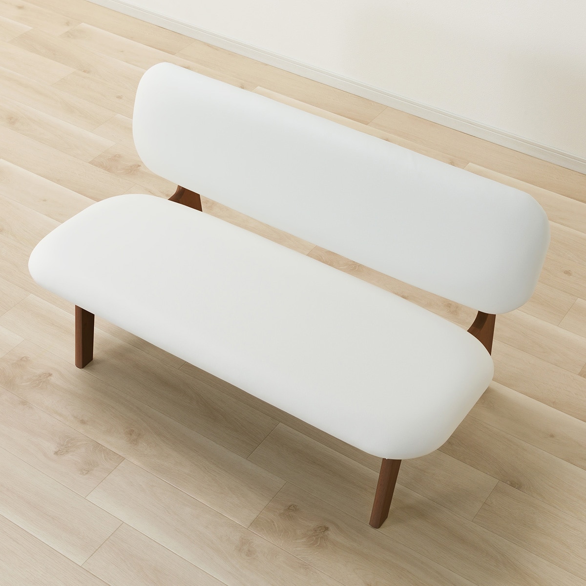 傷・汚れに強い合成皮革 リビングダイニング2人用チェア(リラックス