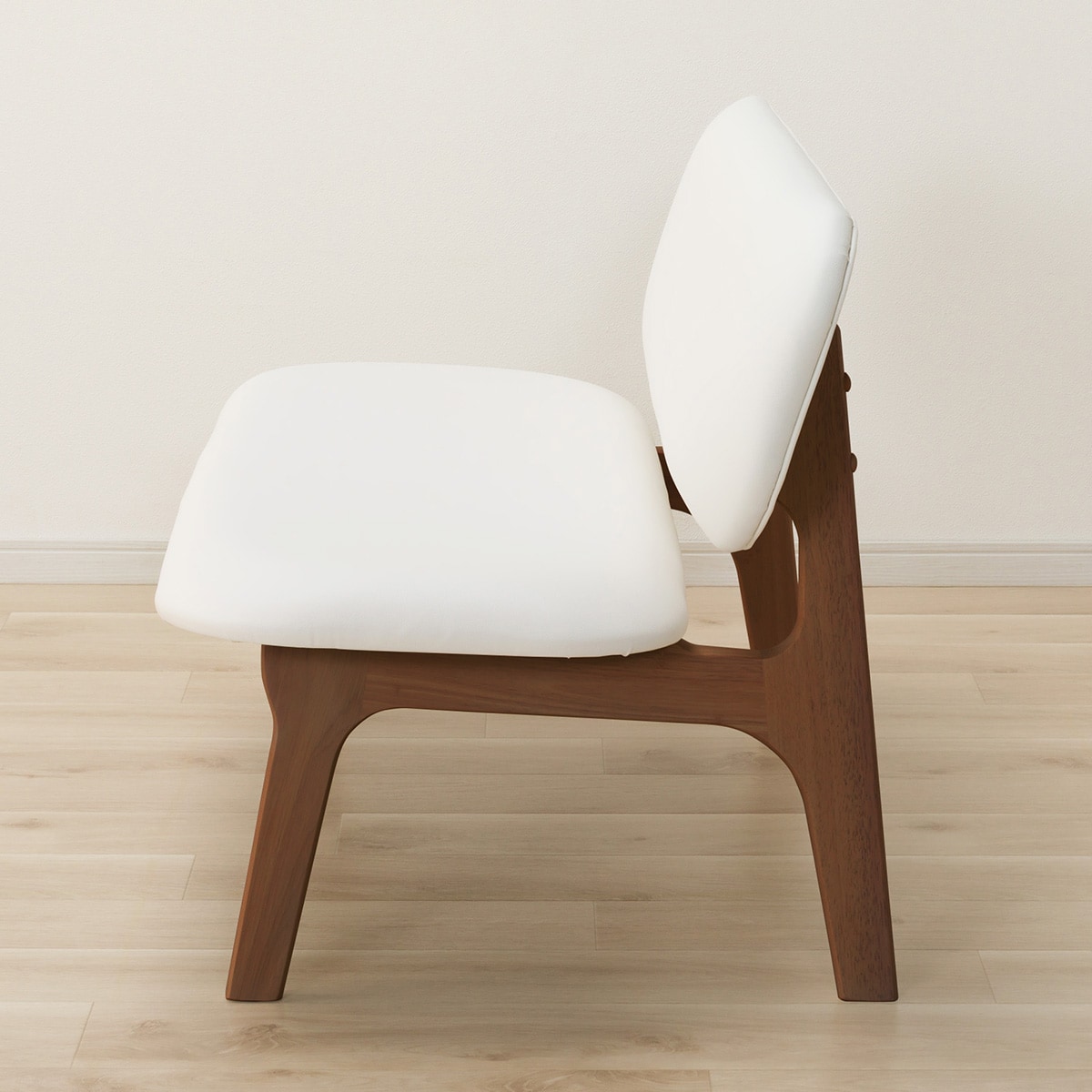 傷・汚れに強い合成皮革 リビングダイニング2人用チェア(リラックス