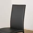 伸長式ダイニングテーブル5点セット(DTアーバンEX 幅150/190cm BK/DC アーバン DGY)【島忠ホームズ商品】 20枚目画像