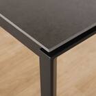 伸長式ダイニングテーブル(150/190 アーバンEX BK)【島忠ホームズ商品】 15枚目画像