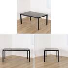 伸長式ダイニングテーブル(150/190 アーバンEX BK)【島忠ホームズ商品】 16枚目画像