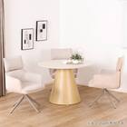 円形ダイニングテーブル(ルーナ100 WH)【島忠ホームズ商品】 8枚目画像