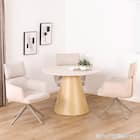 円形ダイニングテーブル(ルーナ100 WH)【島忠ホームズ商品】 8枚目画像