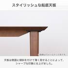 ダイニングテーブル(ブルーム 幅125cm WN)【島忠ホームズ商品】 3枚目画像