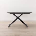 セラミック昇降ダイニングテーブル(DT12075 WH) 4枚目画像