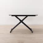 セラミック昇降ダイニングテーブル(DT12075 WH) 4枚目画像