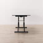 セラミック昇降ダイニングテーブル(DT12075 WH) 7枚目画像