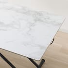 セラミック昇降ダイニングテーブル(DT12075 WH) 8枚目画像