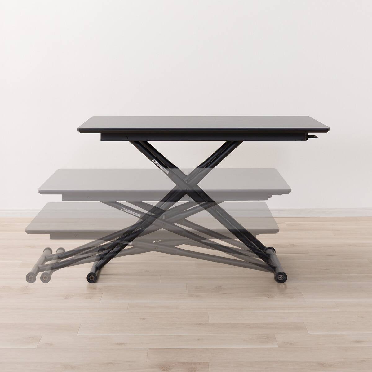 セラミック昇降ダイニングテーブル(DT12075 GY) | ニトリネット【公式