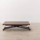 昇降ダイニングテーブル(DT12075 メラミン MBR) 6枚目画像