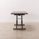 昇降ダイニングテーブル(DT12075 メラミン MBR) 7枚目画像