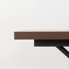 昇降ダイニングテーブル(DT12075 メラミン MBR) 9枚目画像