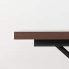 昇降ダイニングテーブル(DT12075 メラミン MBR) 9枚目画像