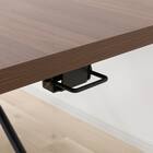 昇降ダイニングテーブル(DT12075 メラミン MBR) 10枚目画像