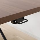 昇降ダイニングテーブル(DT12075 メラミン MBR) 10枚目画像