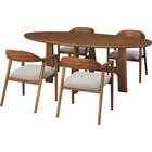 ダイニングテーブル5点セット(MF507 MBR) 1枚目画像