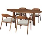 ダイニングテーブル5点セット(MF507 MBR) 1枚目画像