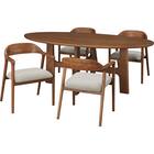 ダイニングテーブル5点セット(MF507 MBR) 2枚目画像