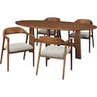 ダイニングテーブル5点セット(MF507 MBR) 2枚目画像