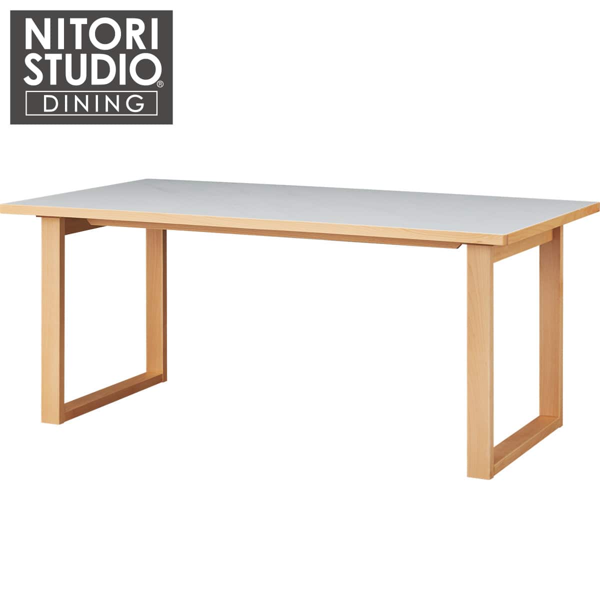 セラミックトップテーブル(Nコレクション T-11U 165A NA/WH) | ニトリ 