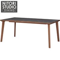 セラミックトップテーブル (Nコレクション T-12 165A グレー/ミドルブラウン)