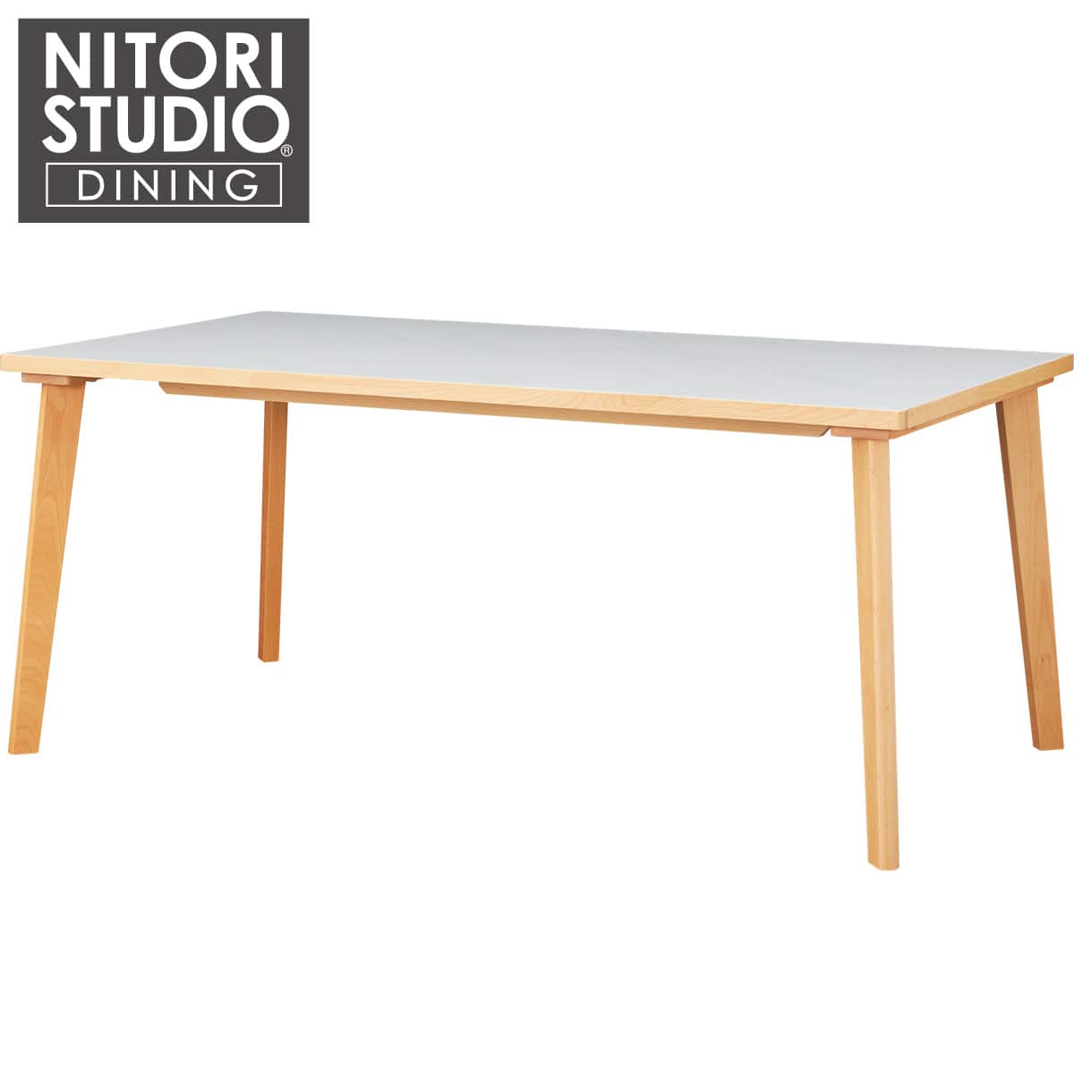 セラミックトップテーブル(NコレクションT-12 165A NA/WH) | ニトリ