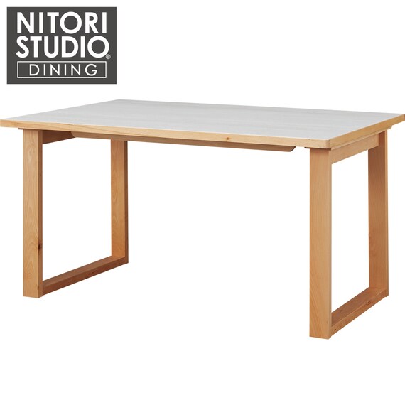 セラミックトップテーブル(Nコレクション T-11U 135A NA/TWH) 1枚目画像