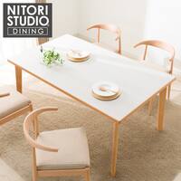 セラミックトップテーブル (Nコレクション T-12 150A トラバーチンホワイト/ナチュラル)