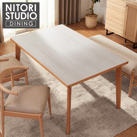 セラミックトップテーブル(NコレクションT-12 135A NA/TWH) | ニトリ 