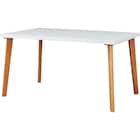 ダイニングテーブル(T-04 Nコレクション 135 WH/NA) 1枚目画像