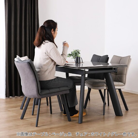 ダイニング5点セット(DTフレックスEX GY/DC WH/DC GY)【島忠ホームズ商品】 22枚目画像